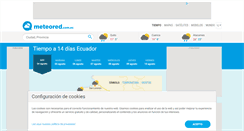Desktop Screenshot of meteored.com.ec