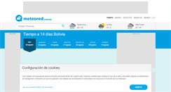 Desktop Screenshot of meteored.com.bo