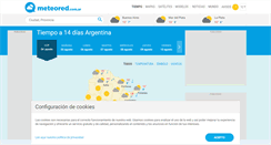 Desktop Screenshot of meteored.com.ar